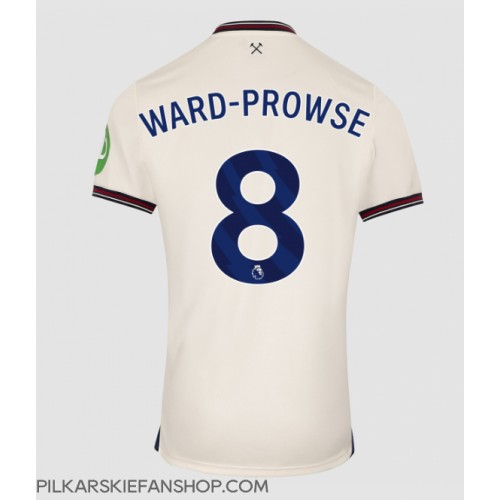 Koszulka piłkarska West Ham United James Ward-Prowse #8 Strój wyjazdowy 2025-26 tanio Krótki Rękaw Koszulka piłkarska West Ham United James Ward-Prowse #8 Strój wyjazdowy 2025-26 tanio Krótki Rękaw
